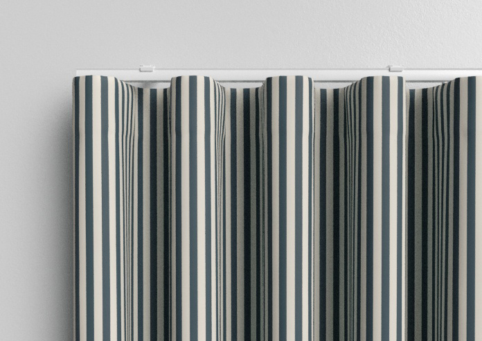 The British Stripe Co. Catherine, Polzeath No.1 - Made to Measure Curtains - Image 13